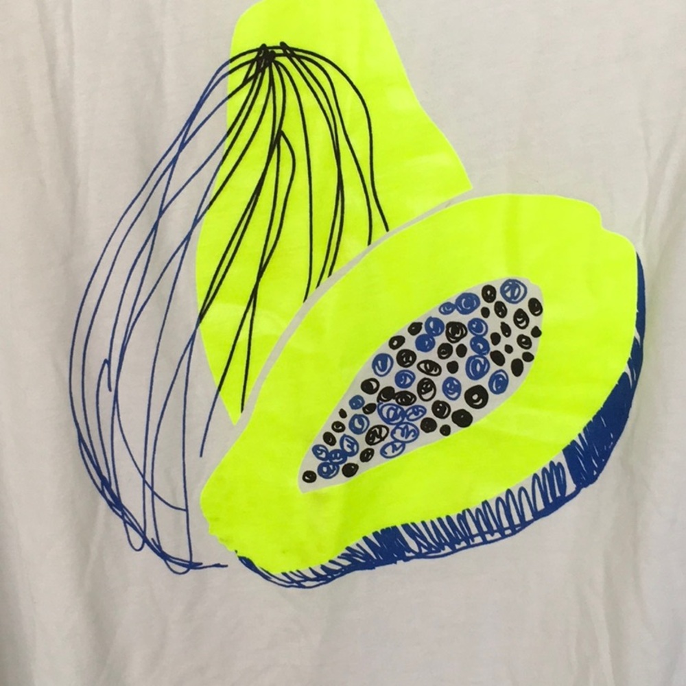 Zara Neon Papaya Tshirt - Picture 2 of 5